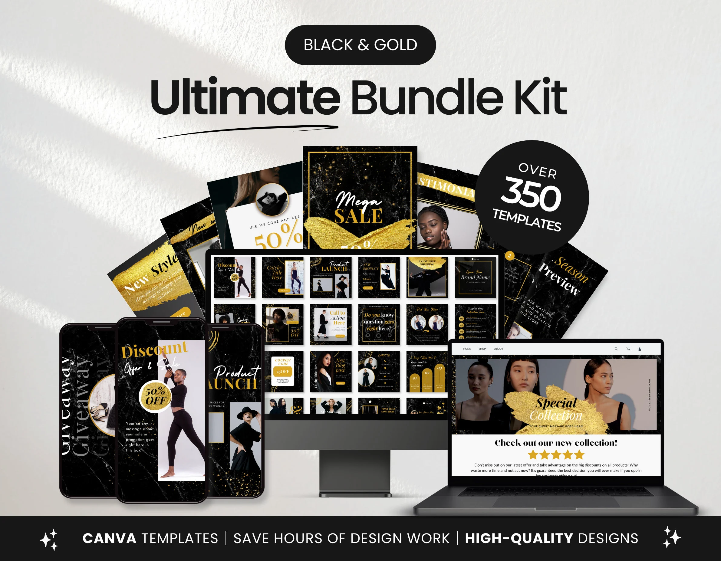 Canva Pack Promo VIP — premium editable Canva templates